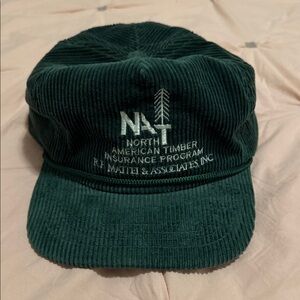 Vintage Green Corduroy Cap from Duckster